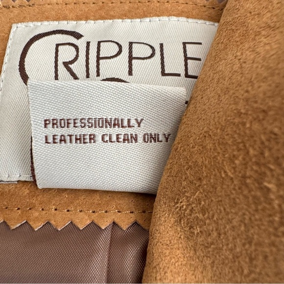 Cripple Creek Western Suede Leather Beaded Blazer Jacket Size Small - Picture 13 of 16